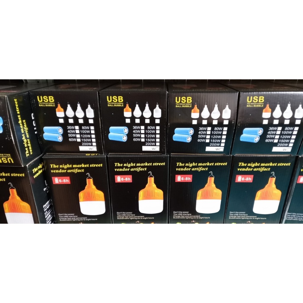 Bóng đèn tích điện chống nước công suất 100W