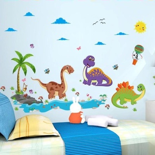 Decal dán tường công viên khủng long hpmsk9125 zooyoo