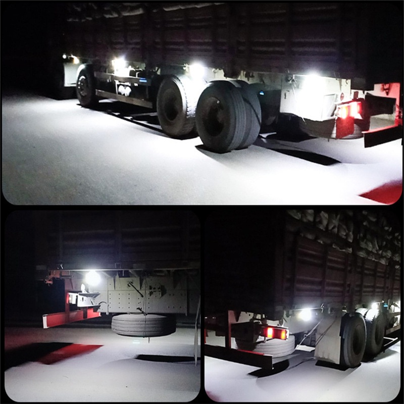Một bộ đèn bên xe tải cob đèn lái xe tải đèn led ô tô 24v đèn hậu chống thấm nước cho ô tô - YKD