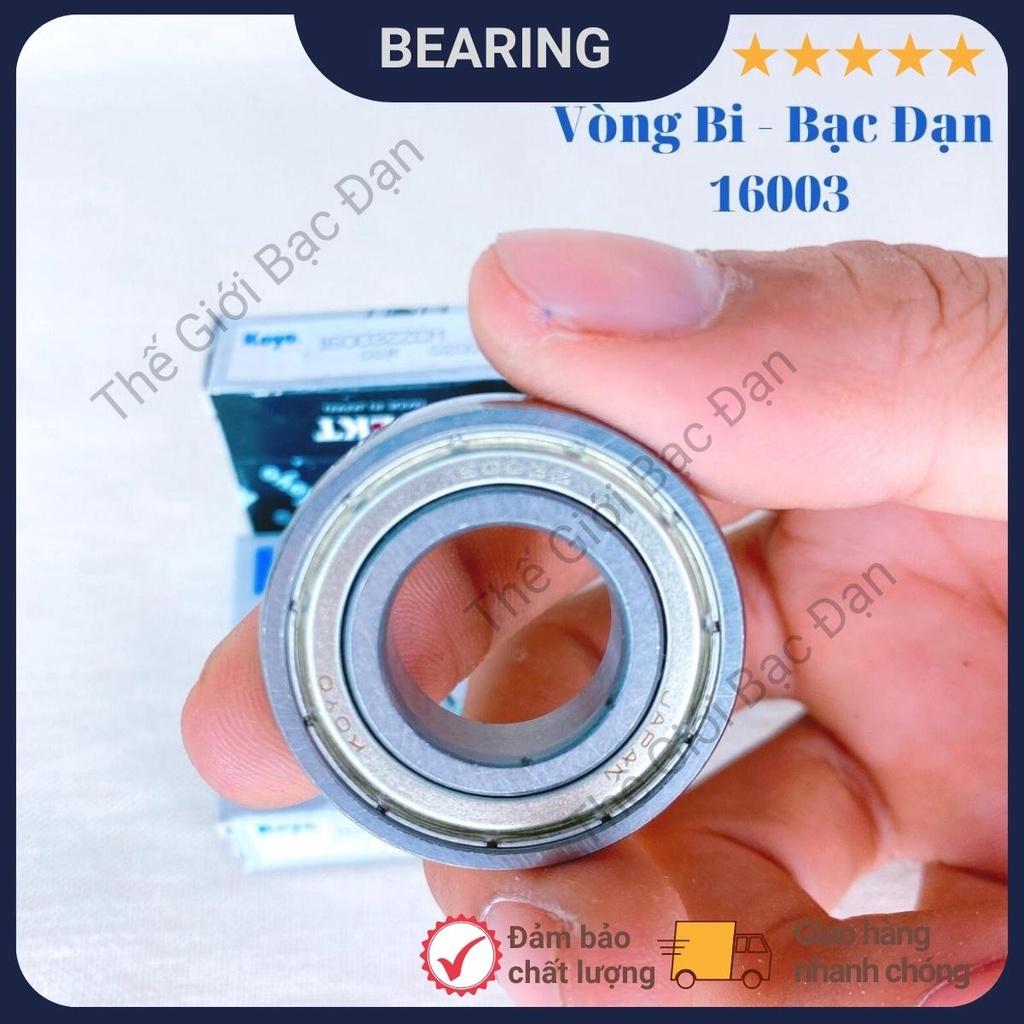 Vòng bi bạc đạn 16003 ZZCM KOYO - hàng đẹp - chất lượng cao - Thế Giới Bạc Đạn