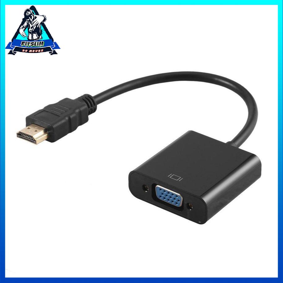 Cáp chuyển đổi Cổng hiển thị mini HDMI sang VGA Cáp tương thích HDMI màu đen [8/10]