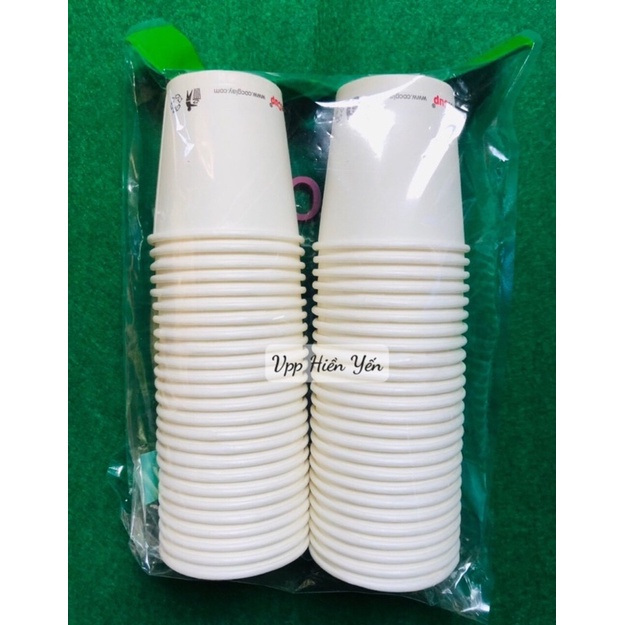 Bịch 50 cốc giấy, ly giấy Vietcup 6oz 180ml