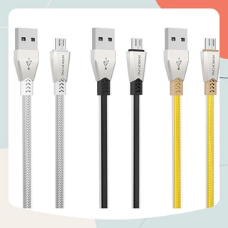 Cáp sạc Micro USB dây bọc nhựa chống cháy Borofone BU2 dài 1.2m