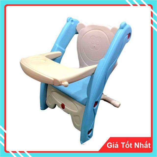 Ghế Ăn Dặm 2 Chức Năng (MHBE23) - Hàng Việt Nam Chất Lượng Cao, Làm Ghế Ngồi Tập Ăn Và Đồ Chơi Bập Bênh Cho Bé