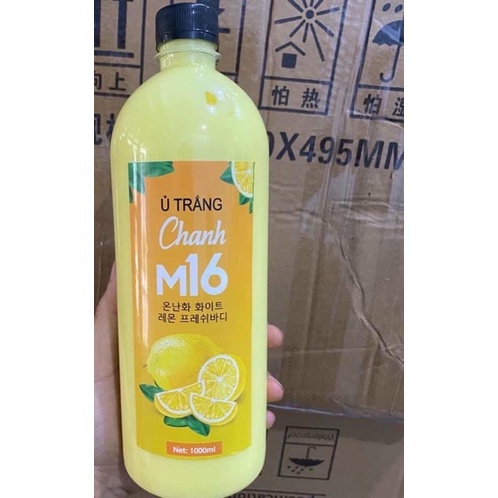 🍋🍋 Ủ trắng body CHANH chai 1000ml