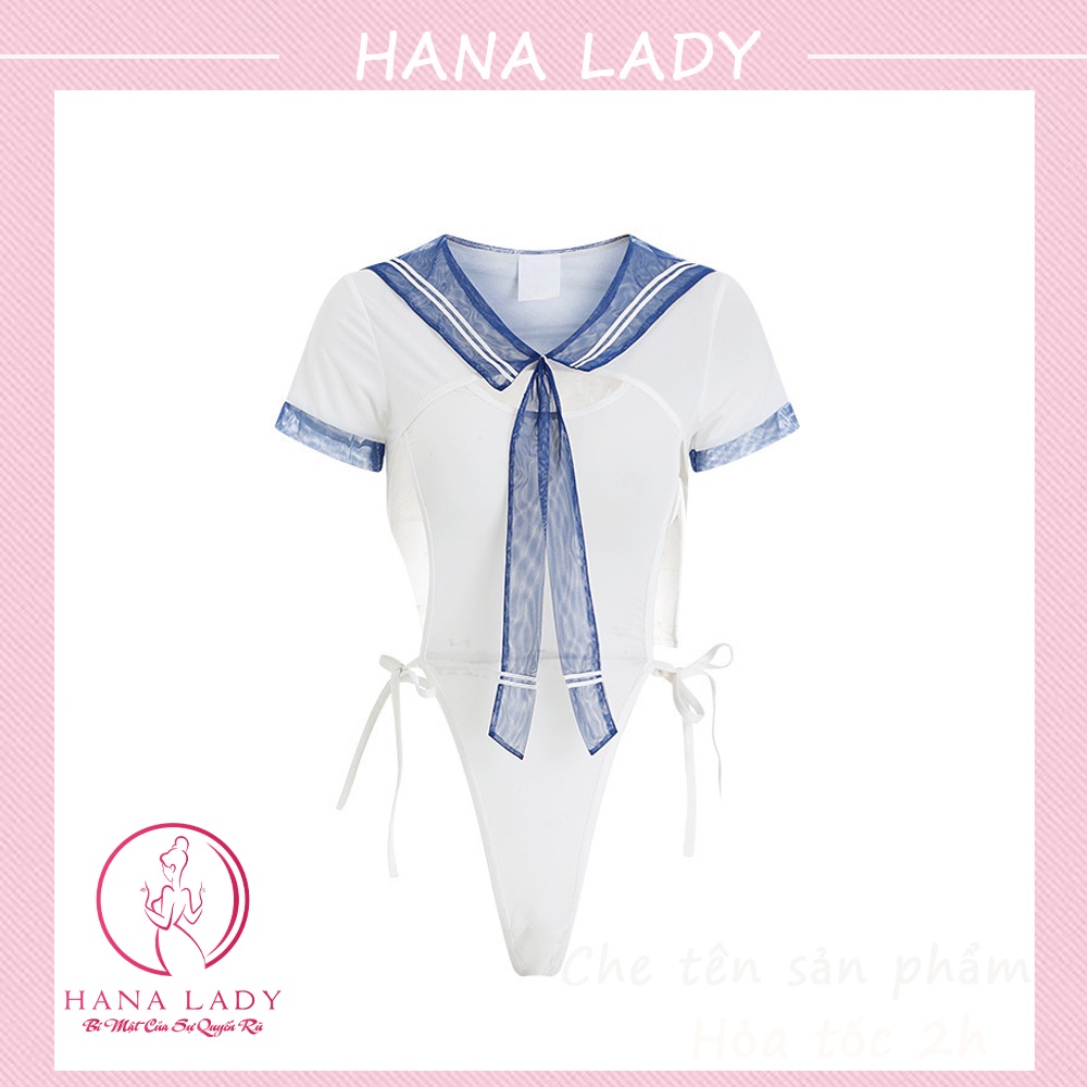 Đồ ngủ cosplay sexy thủy thủ, bodysuit hóa trang học sinh gợi cảm CP276