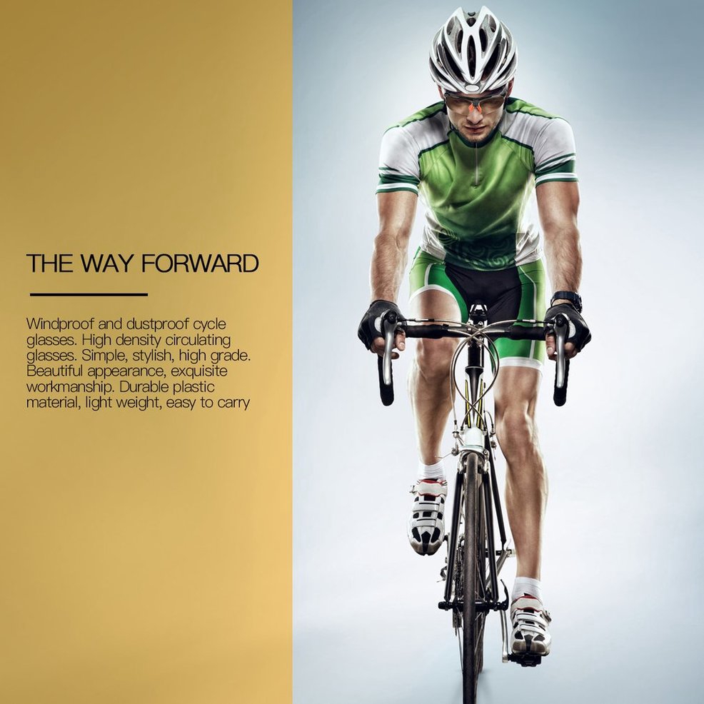 Kính đeo mắt đi xe đạp chống gió phong cách thể thao | BigBuy360 - bigbuy360.vn