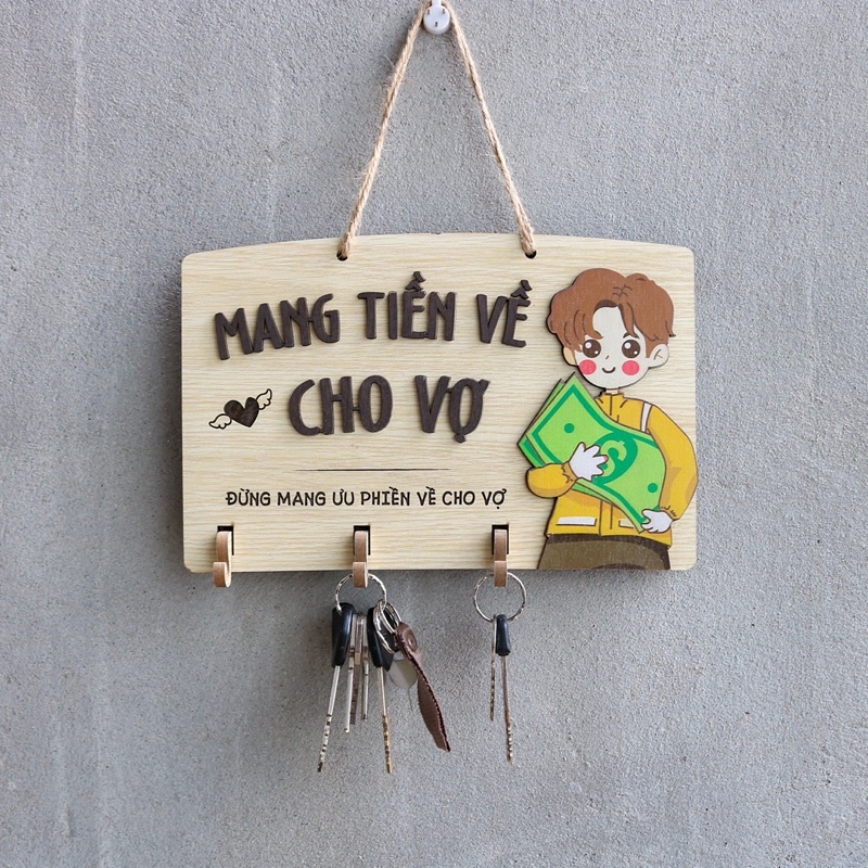 Bảng Móc Treo Chìa Khoá Siêu Xinh