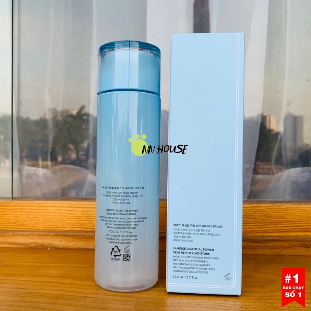 Nước hoa hồng Laneige 200ml Skin Refiner Moisture toner dưỡng ẩm da khô, toners nước cân bằng dưỡng da lotion NN HOUSE