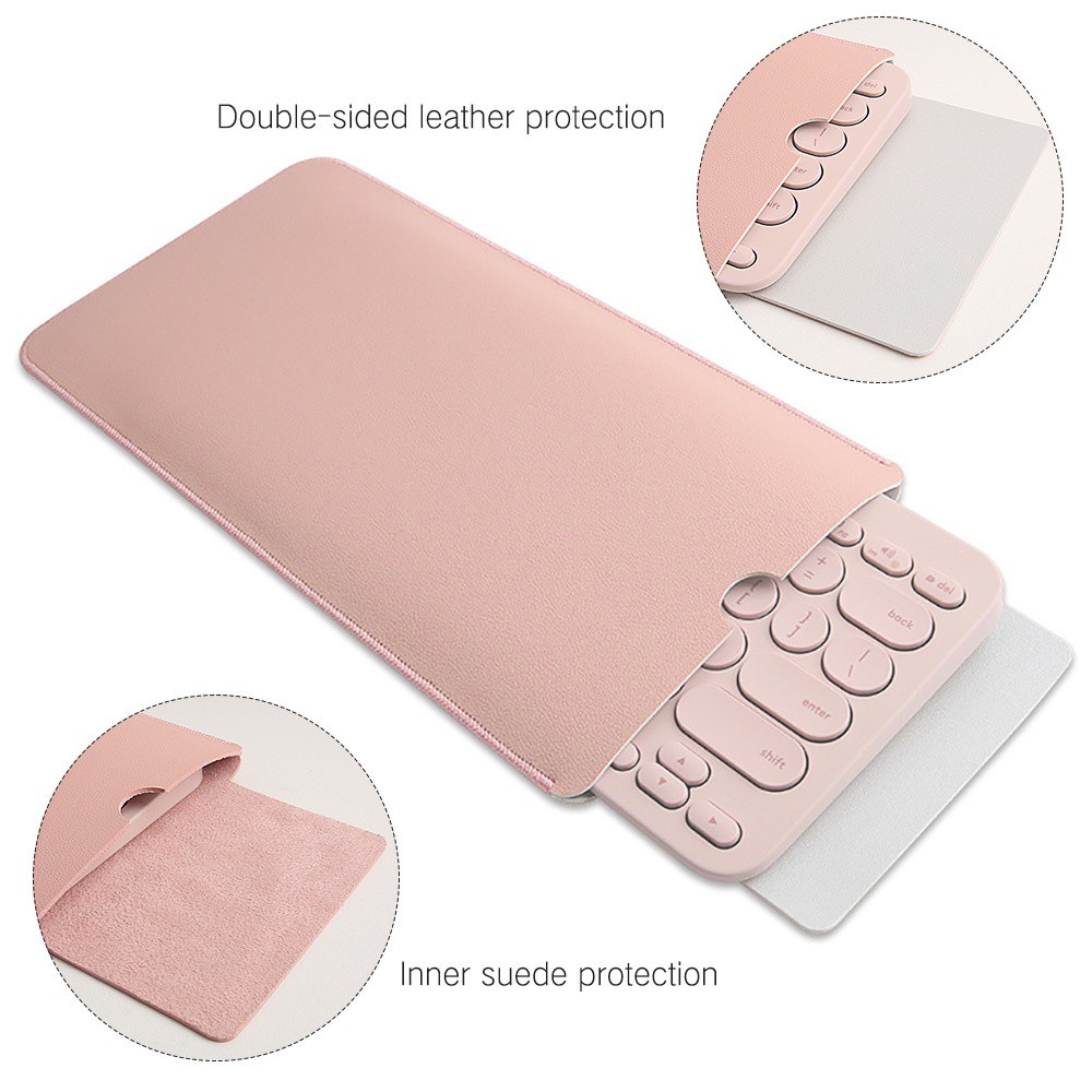 Ốp Bao Da Điện Thoại PU Tích Hợp Bàn Phím Không Dây Cho Apple Logitech K380 iphone Logitech K380