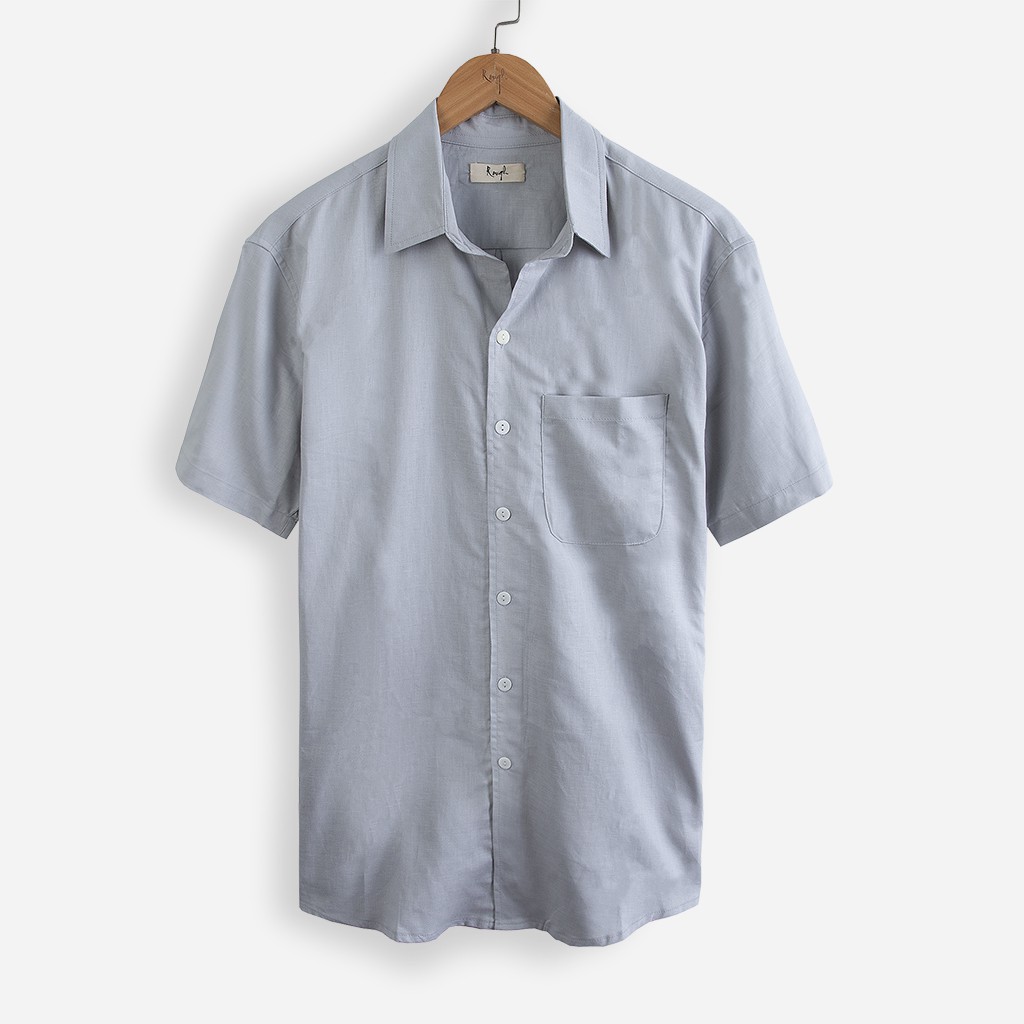 Áo Đũi Nam Cài Khuy Cổ Bẻ Rough