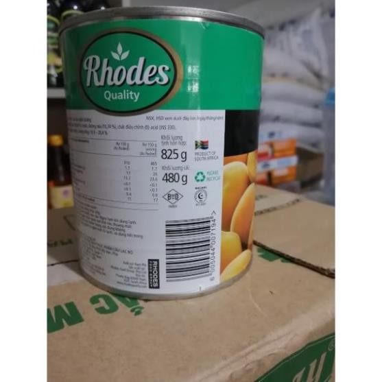 GIÁ RẺ NHẤT Đào Ngâm Rhodes 825g - DATE LUÔN MỚI