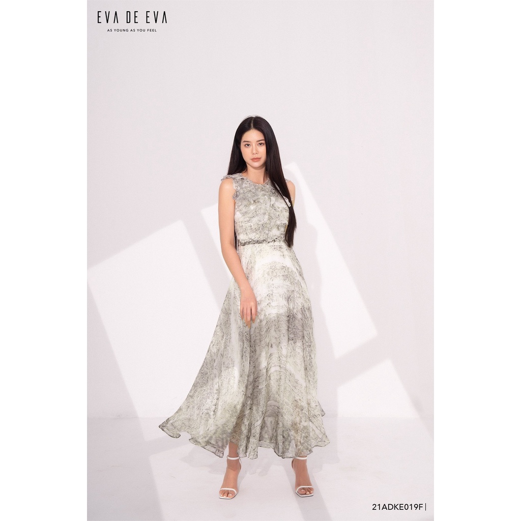 Đầm maxi dáng thắt eo Eva de Eva 21ADKE019F