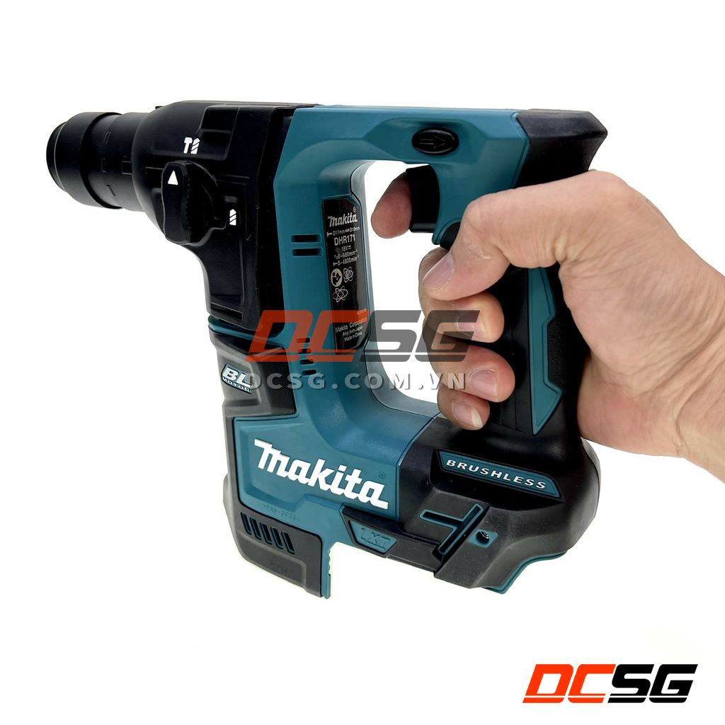 Máy khoan bê tông dùng pin 18V Makita DHR171Z  | DCSG