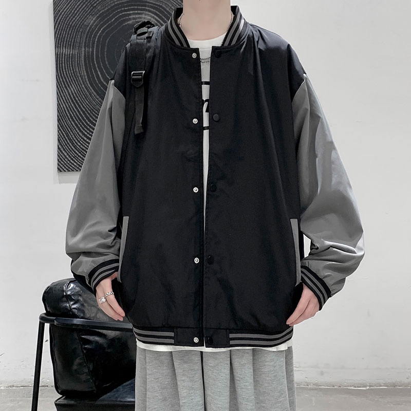Áo Khoác Bóng Chày Form Rộng Thời Trang Cho Nam