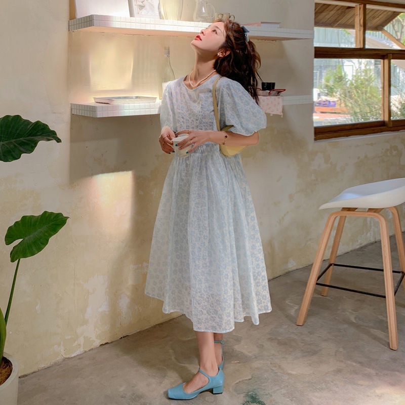 Đầm Babydoll Hoa Nhí Dáng Bồng Công Chúa Taobao Order Kèm ẢNH THẬT