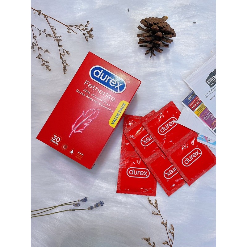 Bao Cao Su Durex Úc (Hộp 30 Cái)