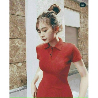 ĐẦM BODY ĐỎ POLO