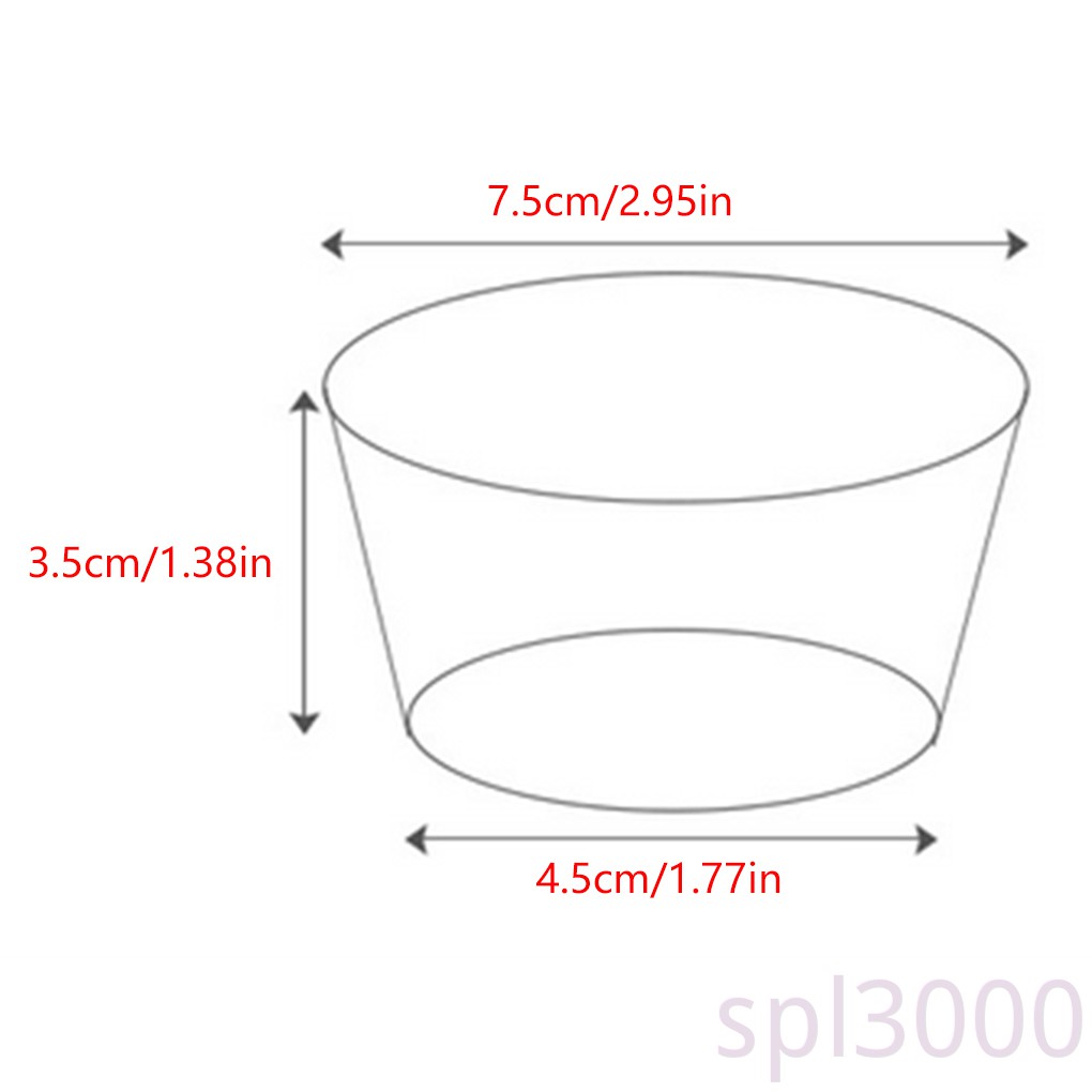 Set 100 Cốc Giấy Làm Bánh Cupcake Chống Dính Dầu Tiện Dụng