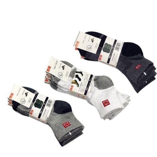 Hàng đẹp * Combo 10 đôi tất nam cổ cao cotton khử mùi