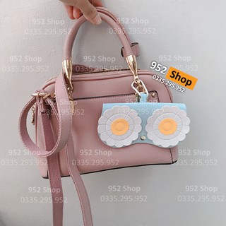 Bóp da đựng kính mát thời trang có móc treo