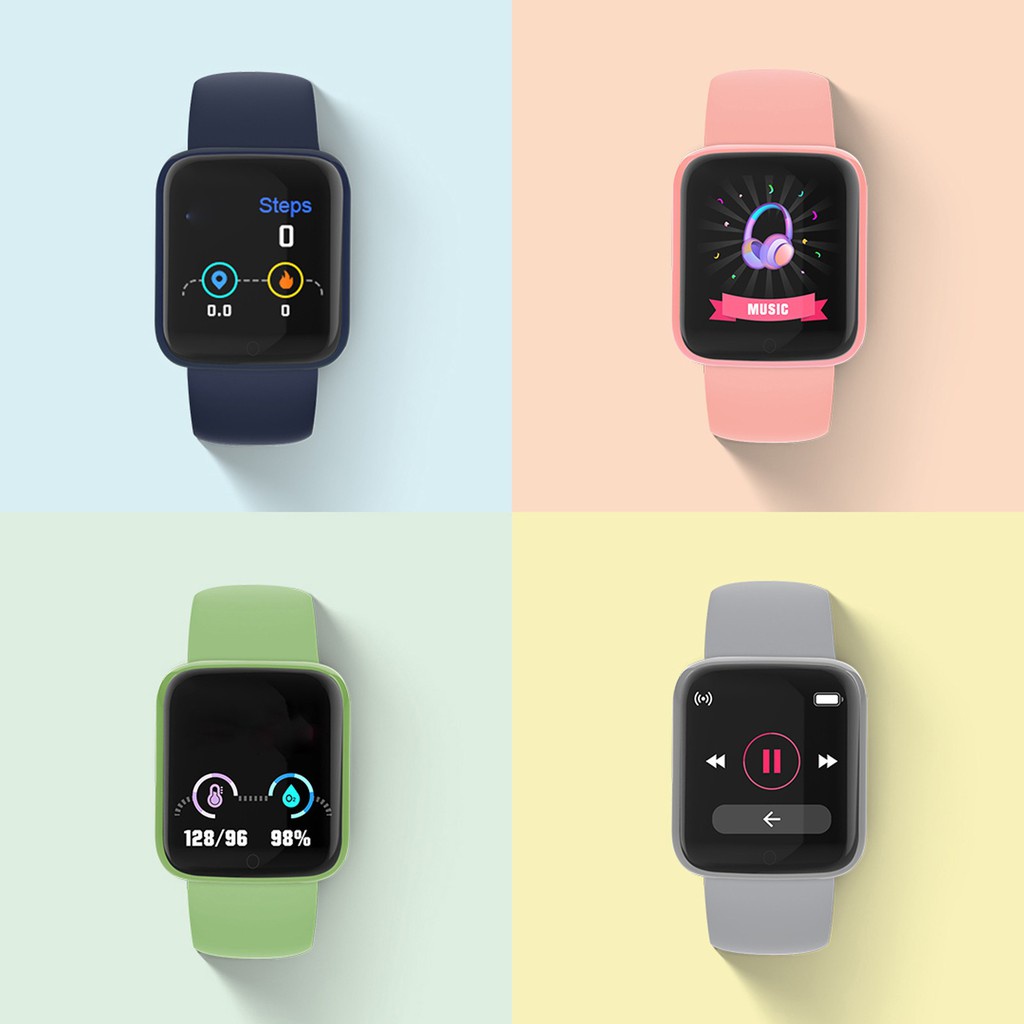 Đồng Hồ Thông Minh Y68 Kết Nối Bluetooth Cho iphone xiaomi android ios