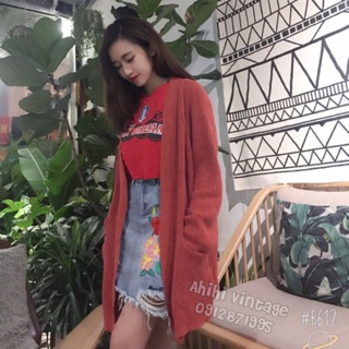 Cardigan len ảnh thật 100%