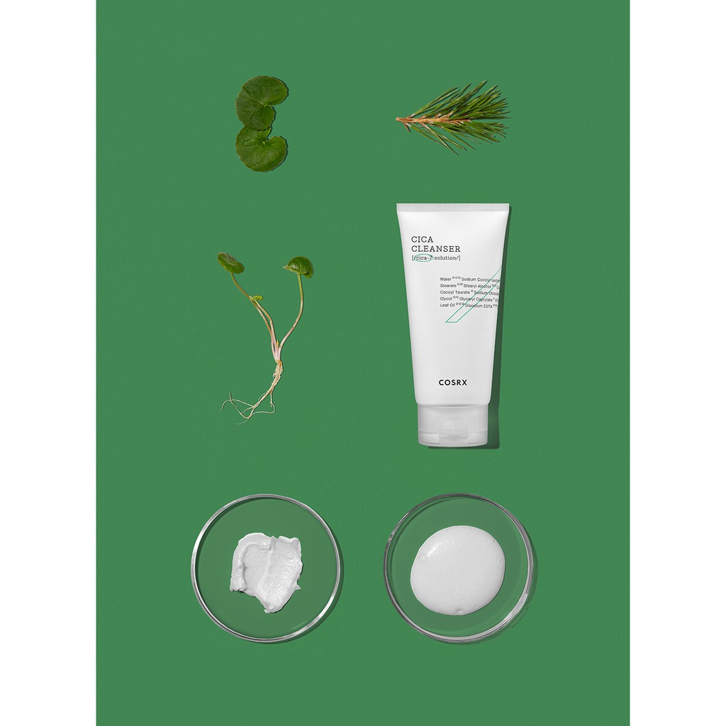 Sữa Rửa Mặt Cho Da Mụn Nhạy Cảm COSRX Pure Fit Cica Cleanser 50ml+150ml