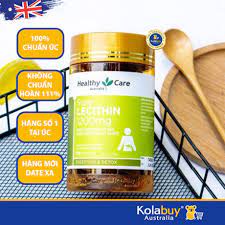Mầm đậu nành Úc healthy care Superlecithin 100viên SUPER LECITHIN