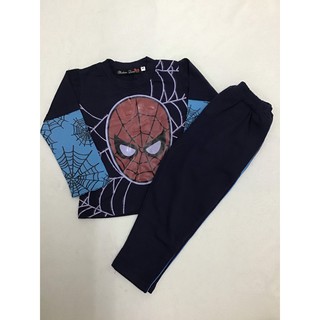 Bộ  bé trai spiderman (8-28KG)  tay dài siêu sale chỉ 59k, giao màu ngẫu nhiên