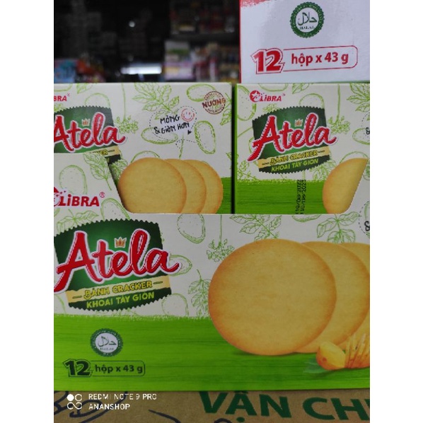 Bánh lễ Atela Libra các vị lốc 12 hộp x 43g
