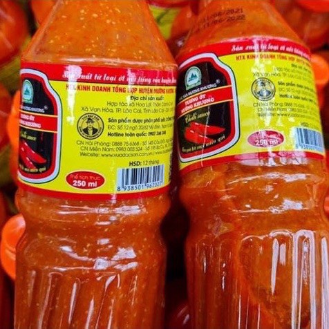 Tương ớt Mường Khương đặc sản Lào Cai cay tự nhiên không chất bảo quản