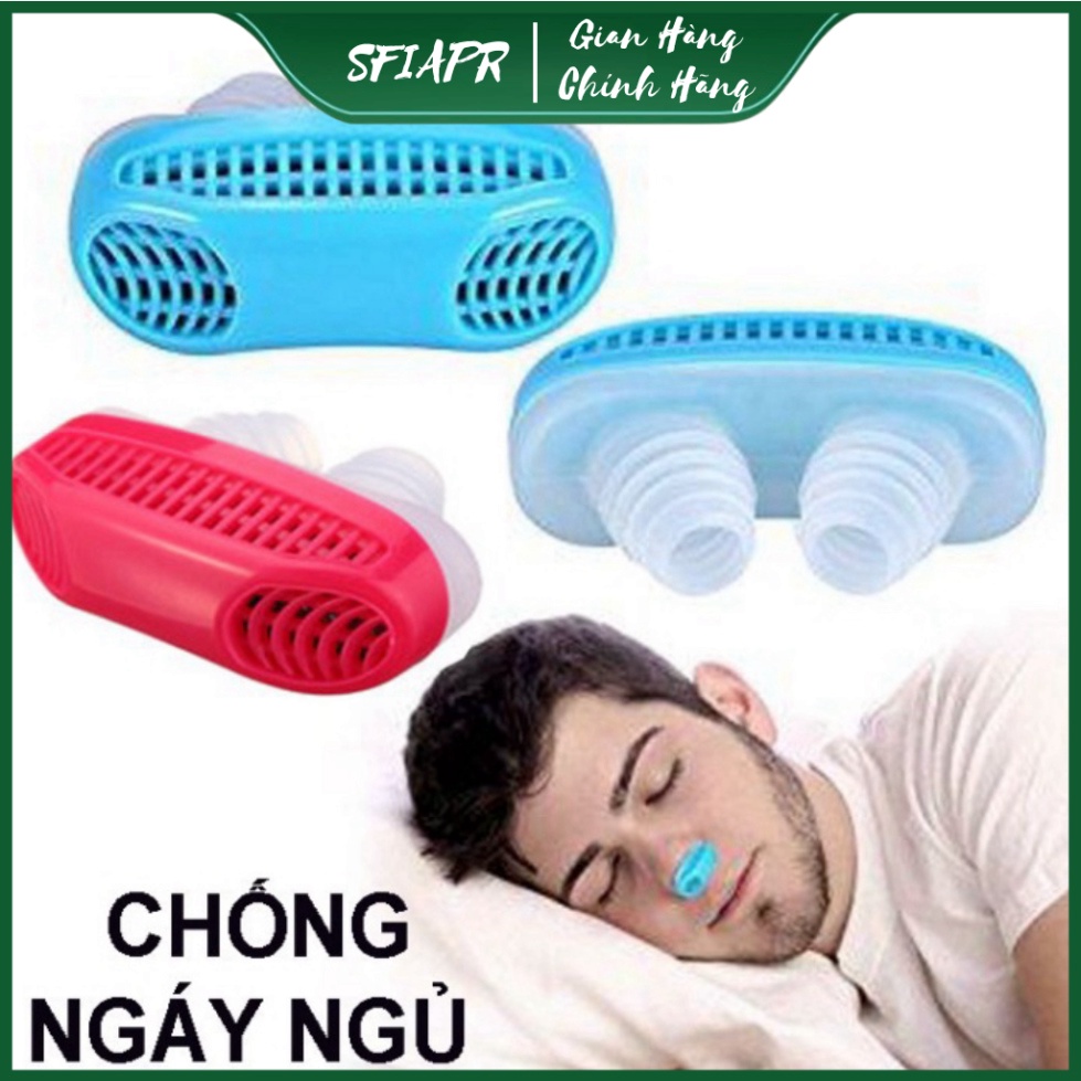 Dụng cụ hỗ trợ chống ngủ ngáy  2 in 1 - Thiết bị chống ngáy ngủ