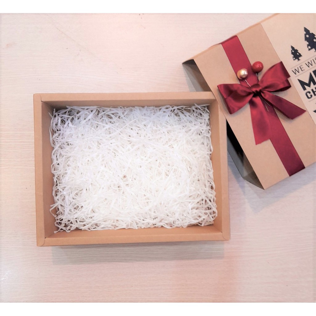 Hộp đựng quà LuvGift kèm túi, Hộp quà Kraft có rơm lót tặng sinh nhật, bạn trai, bạn gái, thầy cô | BigBuy360 - bigbuy360.vn