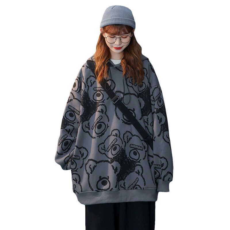 ÁO HOODIES UNISEX HÌNH GẤU