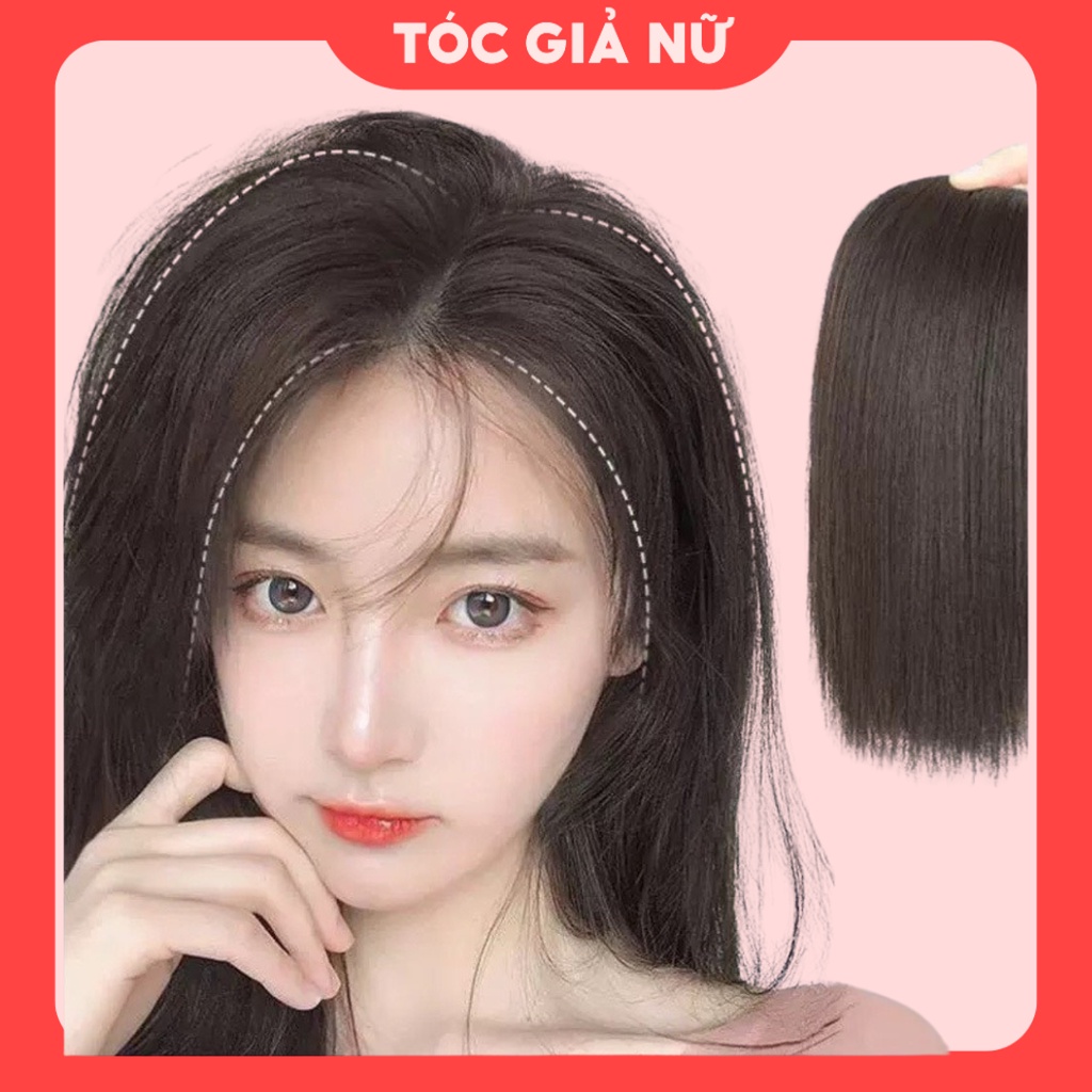 Tóc giả kẹp phồng dài giúp làm phồng tóc chất tơ cao cấp (giá 1 cái)