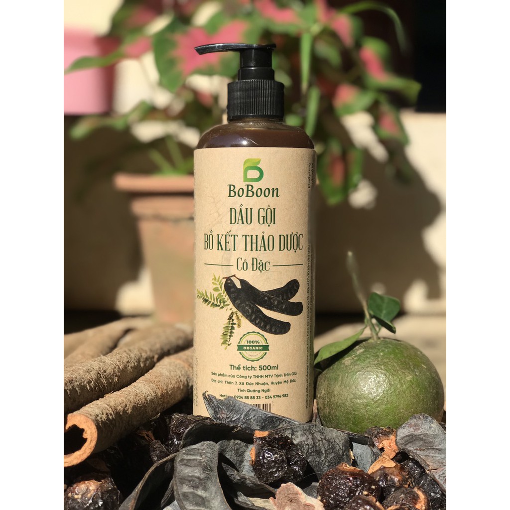 DẦU GỘI THẢO DƯỢC 🌼 DẦU GỘI BỒ KẾT CÔ ĐẶC BOBOON NGĂN RỤNG TÓC, SẠCH GÀU, NGỨA DA ĐẦU | BigBuy360 - bigbuy360.vn