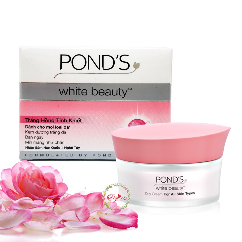 Kem dưỡng trắng da Pond's 30g trắng hồng tự nhiên, tinh khiết ban ngày