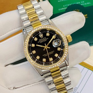 (Rolex)  Đồng hồ nam Rolex, đồng hồ máy pin cao cấp DH505 - Bảo hành 12 tháng