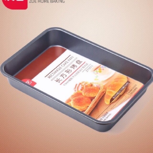 Khay chữ nhật chống dính thành cao
