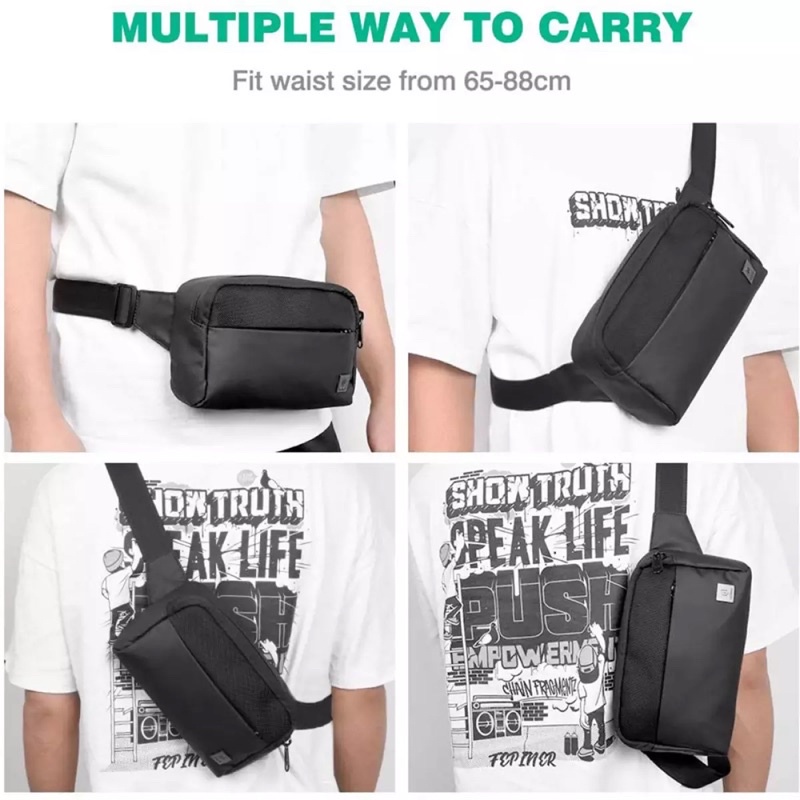 TÚI WIWU ALPHA CROSS BODY ĐEO HÔNG