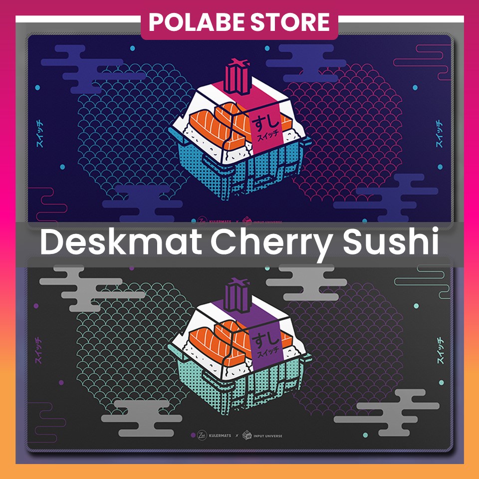 DESKMAT POL KEEB Theme lót chuột cỡ lớn lót bàn phím kích thước 90x40cm dày 4mm Deskpad bàn di chuột - Polabe Store