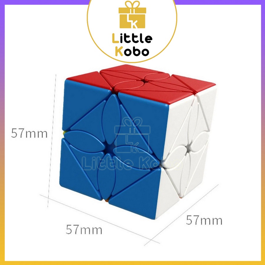 Rubik Biến Thể MFJS MeiLong Ivy Skewb Maple Leaf Skewb Stickerless Rubik Biến Thể Maple Leaves