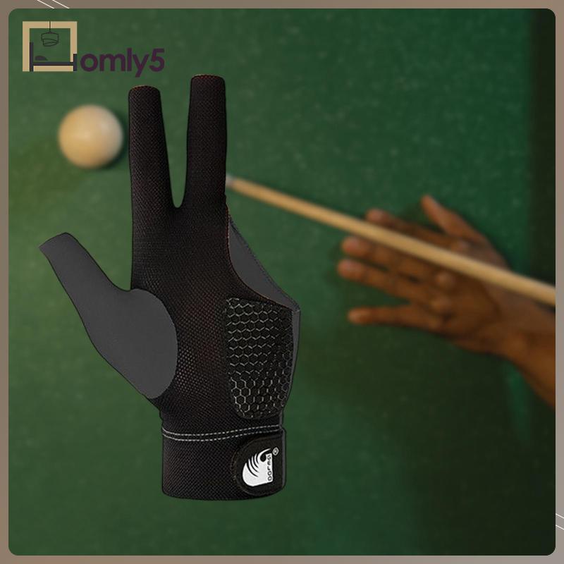 Găng Tay Trái Chơi Bida 3 Ngón Chống Trượt Cho Nam Nữ