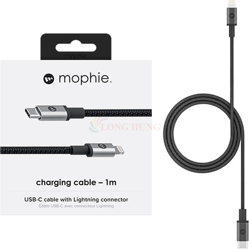 Cáp USB Type-C to Lightning Mophie 1m 409903202/409903201 - Hàng chính hãng