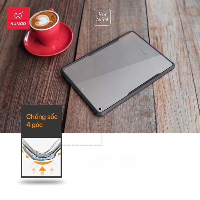 Ốp lưng XUNDD iPad 9.7 inch  / iPad Gen 6/ 5, Mặt lưng trong, Viền TPU, Chống sốc