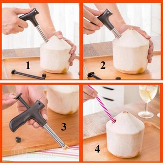 Dụng cụ khoét lỗ /  khui dừa tiện lợi ( Freeship Toàn Quốc )