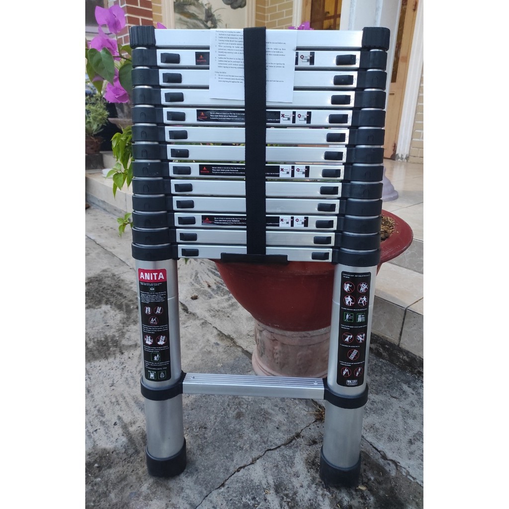 Thang nhôm rút đơn 3m8 ANITA