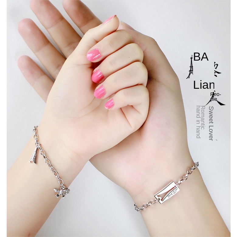 Vòng Đeo Tay Cặp Đôi Hình Tháp Eiffel