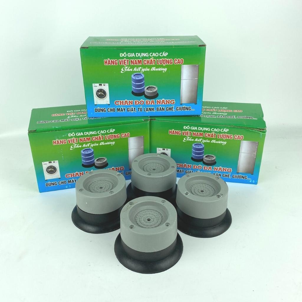 Chống rung máy giặt , chân máy giặt chống rung , chân kê máy giặt đế cao su hàng LOẠI 1 bộ 4 cái